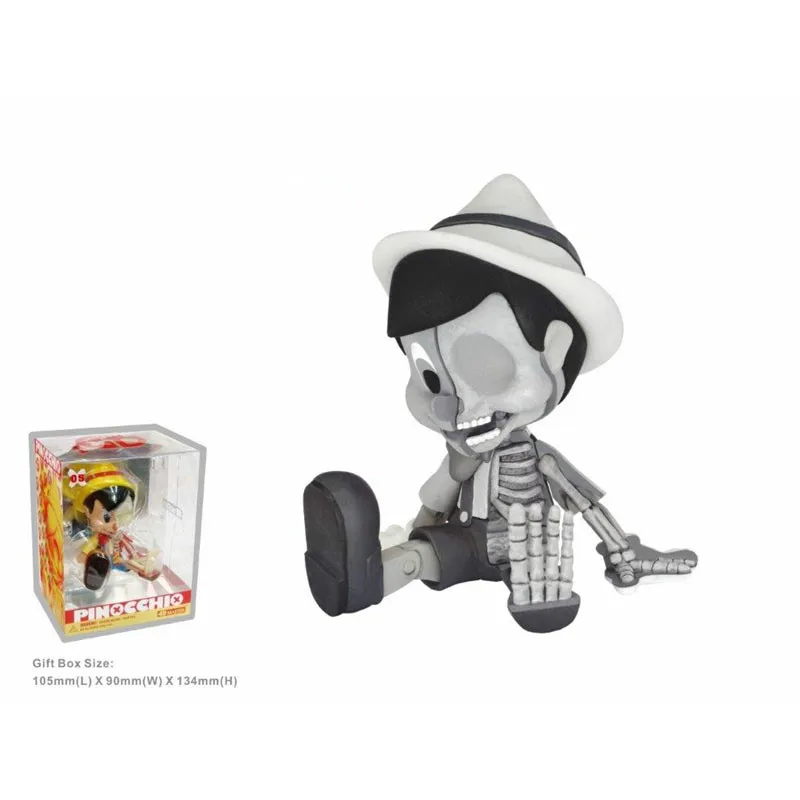 

Artist Mighty Jaxx Small puppet black and white nostalgic 4D Authentic