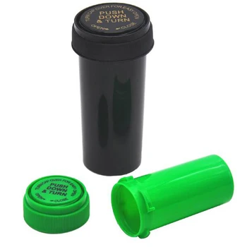 

Portable Plastic Cigarette Pill Box Storage tank with lid sealed against moisture Vial Container Weed Stash Jar Pill Herb Bottle