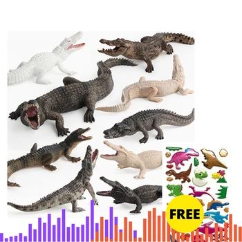 

Original Giant crocodile Genuine Wild Savage Reptiles Crocodile Action Figures Animals Collection Educational Toys For Kids gift