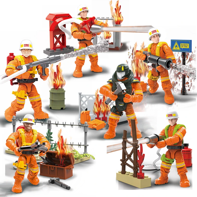 action figure firefighter
