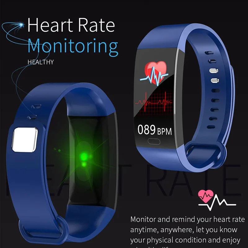 Smart Bracelet IP67 Waterproof Fitness Tracker Band Blood Pressure Heart Rate Monito Sleep monitoring Smart Wristband