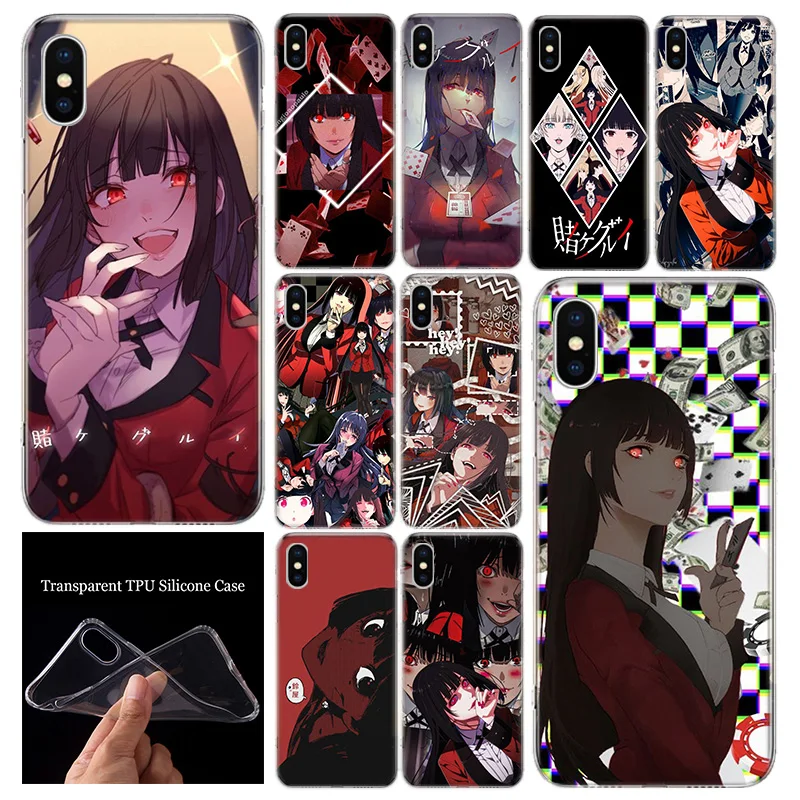 Jabami Yumeko Kakegurui аниме чехол для телефона Apple iphone 12 Mini 11 Pro XR X XS Max 7 8 6 6S Plus + 7G 6G 5 SE Pattern Co |