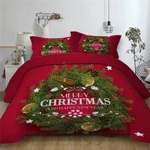 Комплект постельного белья с рождественским мотивом Новым годом