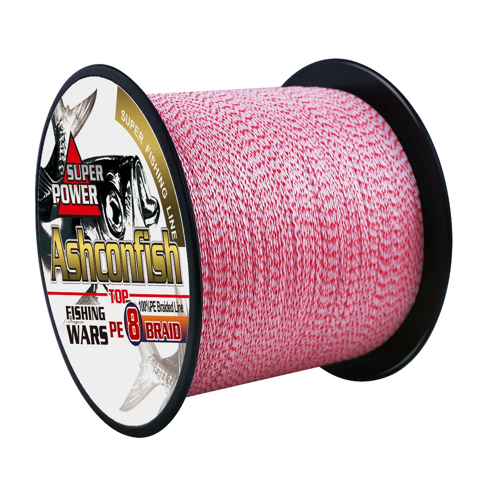 1500M 2000M long saltwater braided fishing line 8 Strands Super strong Extremely Low Smoother 6-300LBS mix color spot weave | Спорт и