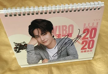 

signed Chen Qing Ling YIBO autographed The Untamed Desk calendar 2020