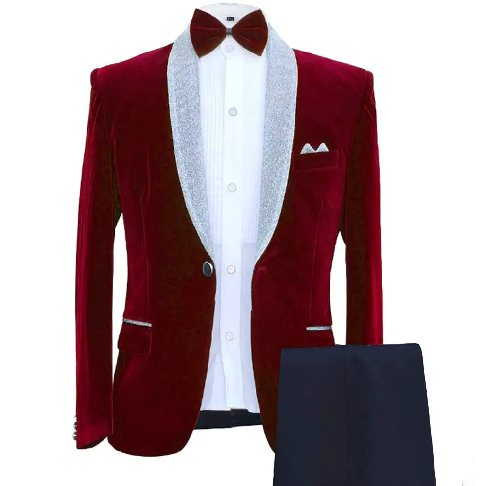 Custom-Made-Groomsmen-Shawl-Lapel-Groom-Tuxedos-Velvet-Men-Suits-Wedding-Best-Royal-Blue-Blazer-Suit (3)