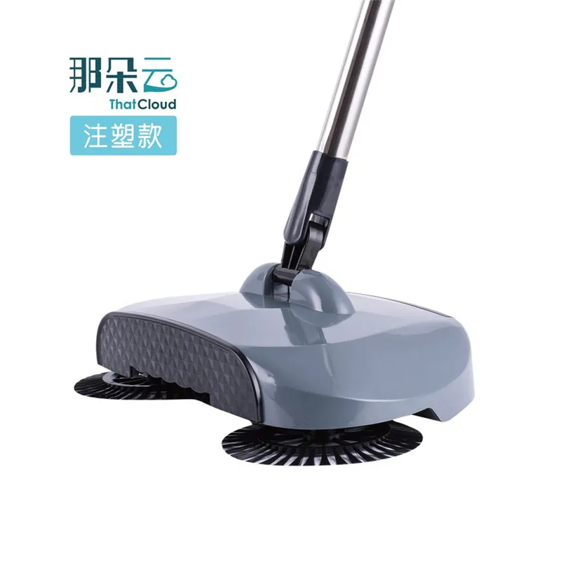 1PC Stainless Steel Sweeping Machine Push Magic Broom Handle Household Vacuum Cleaner Hand Sweeping Machine 38.5x10x21cm