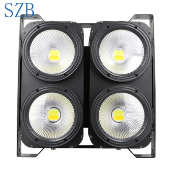 

4x100W LED COB Audience DMX Light 4 Eyes COB Blinder Light Optional Control LED individually for Concert Disco Party/SZB-COB400