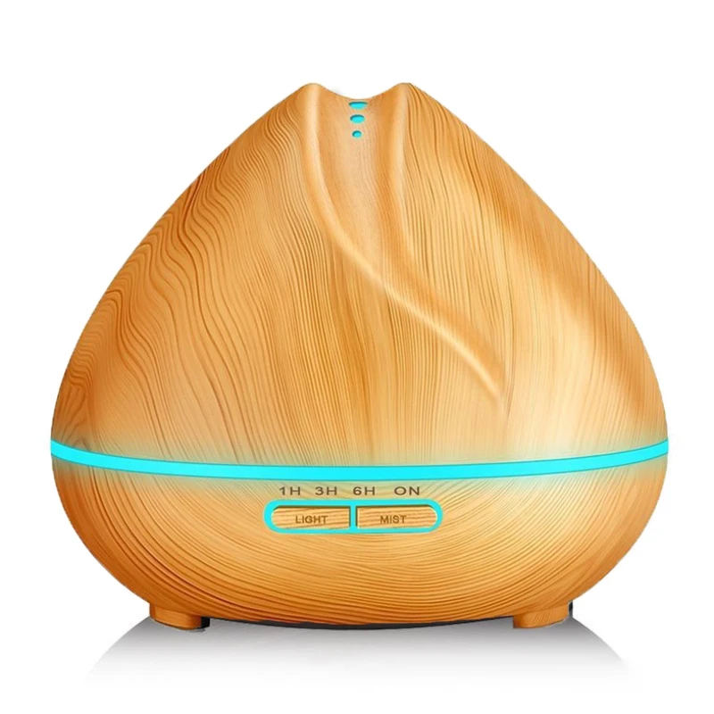 Remote Control Air Aroma Ultrasonic Humidifier With Color LED Lights Electric Aromatherapy Essential Oil Diffuser for Home 500ml