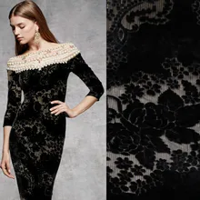 114 см Широкий шелковистый бархат метр 8 мм перспективный полый бум бархат платье из шелковой ткани вискозная ткань шелковая ткань