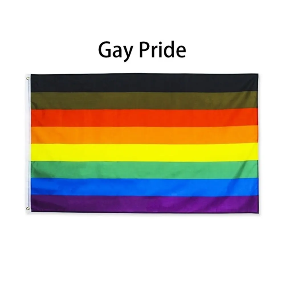 Лесбийский флаг большой гордости Радужный долговечный пансексуальный