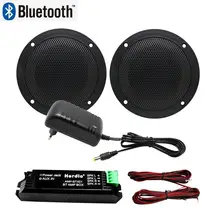160W 4 Inch Waterproof Marine Bluetooth Speakers Boat Wall Mounted Ceiling Bluetooth Speakers For Bathroom Kitchen Boat
