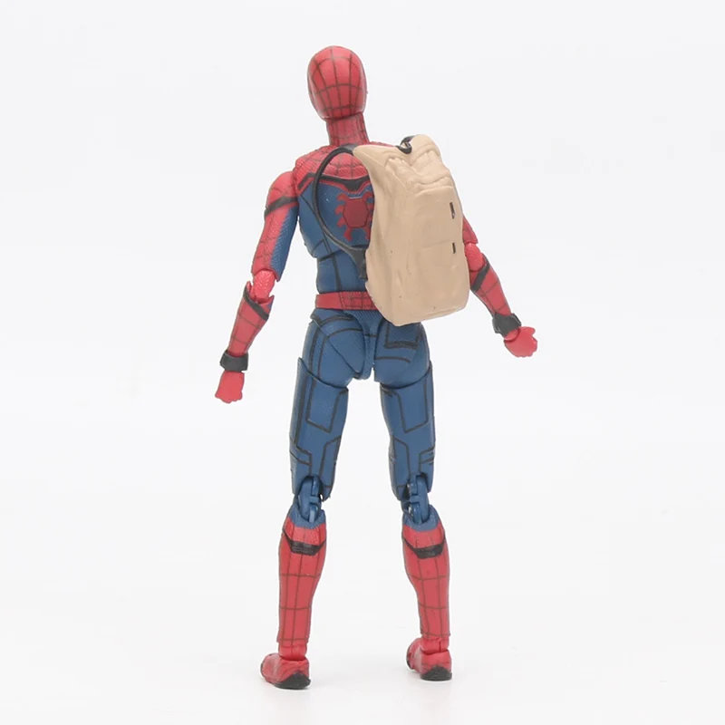 Мстители Человек-паук возвращение на родину Человек-паук домашний костюм Ver. ПВХ фигурка Коллекционная модель игрушки подарок