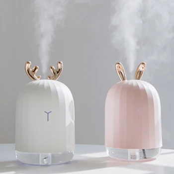 

220ML 300ML Ultrasonic Air Humidifier Aroma Essential Oil Diffuser for Home Car USB Fogger Mist Maker with LED Night Lamp