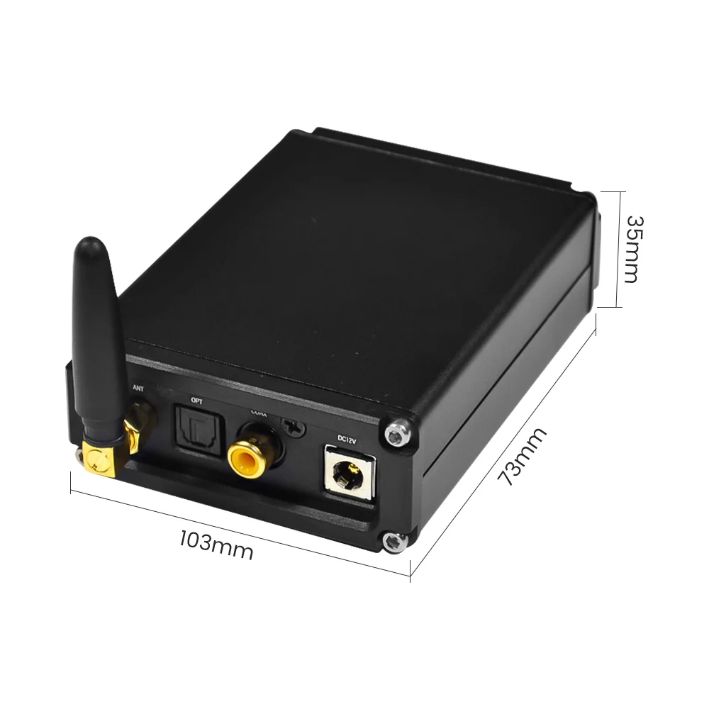 AIYIMA Bluetooth 5,0 приемник декодер аудио QCC3008 CSR8675 APTX HD JRC5532 ES9038 коаксиальный волоконный ЦАП декодирование домашнего кинотеатра