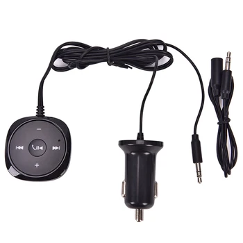 

1 set Mini Wireless Bluetooth Audio Transmitter Receiver Stereo Hands-free Music Adapter with AUX Out for Speaker Car Stereo