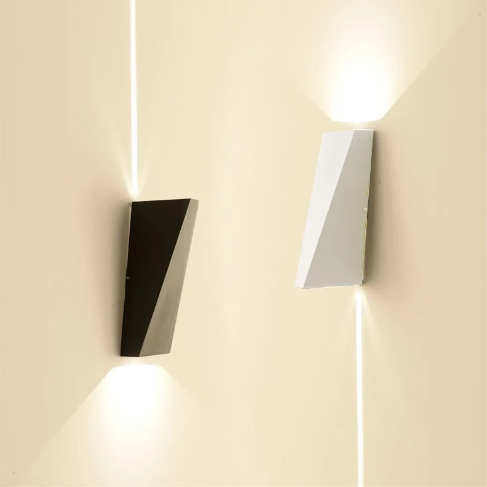 6 Вт светодиодный настенный светильник COB IP65 белый и черный алюминиевый бра светильник для ванной комнаты прохода спальни коридора крыльца балкона открытый светильник ing