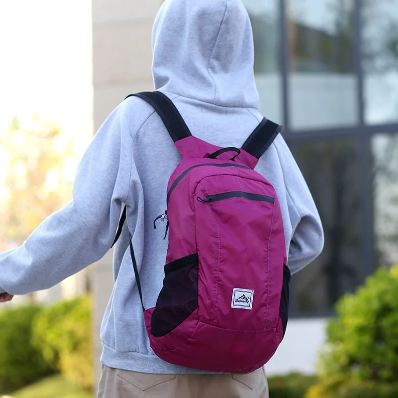 

20L Portable Folding Ultra Light Backpack Women Outdoor Hiking Ultralight Travel Backpacks Waterproof Camping Foldable Bags 2020