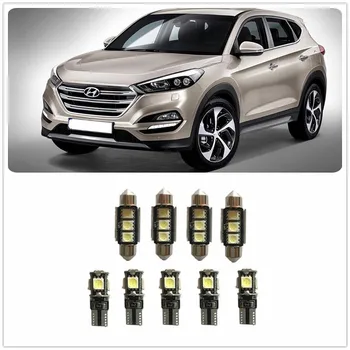 

9Pcs White LED Lights Interior Package Kit For Hyundai Entourage Elantra Lavita Equus Excel Genesis Grand i10 1990-2019