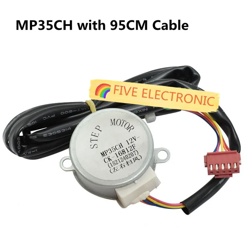 

12V MP35CH Left and Right Swing Blades Sweep Wind Director Stepping Motor for Gree Aircondition Cabinet 1521240207 95CM Cable