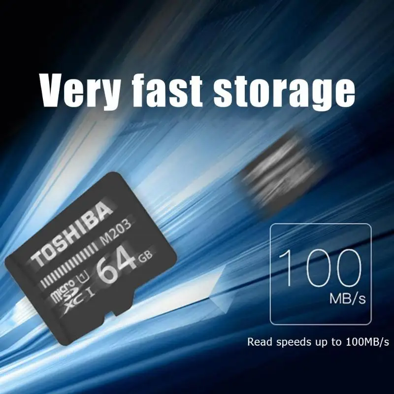 Toshiba M203 Автомобильный видеорегистратор C10 Micro SD карта IPX7 4K FHD видео TF карта памяти