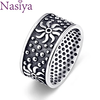 

Vintage Handmade 925 Sterling Silver Rings for Men Women Thai Silver Rings Finger Ring for Party Anniversary Birthday Gift