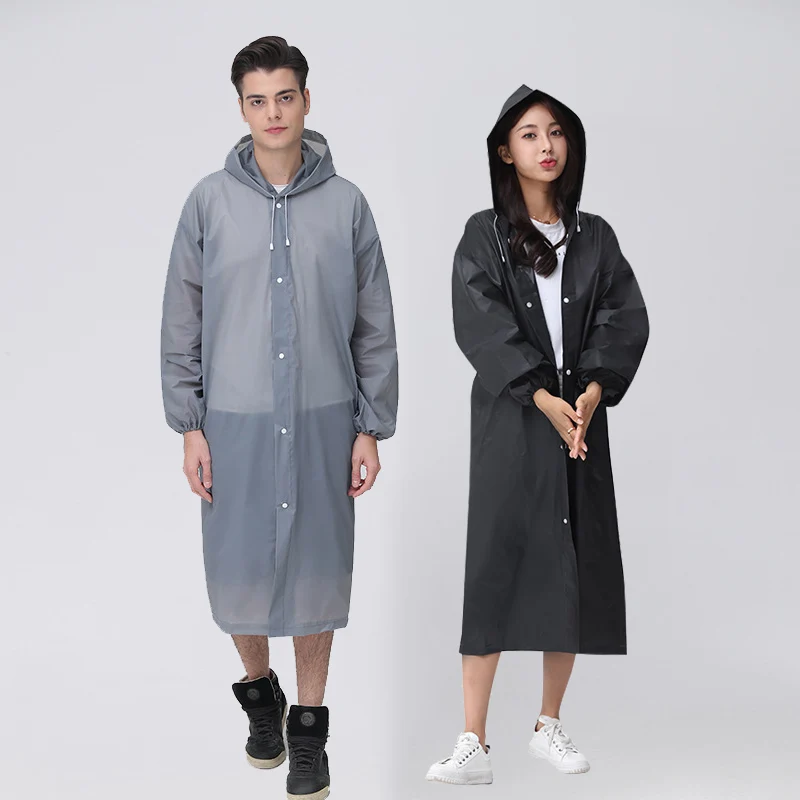Модный женский и мужской портативный плащ EVA для путешествий на открытом воздухе