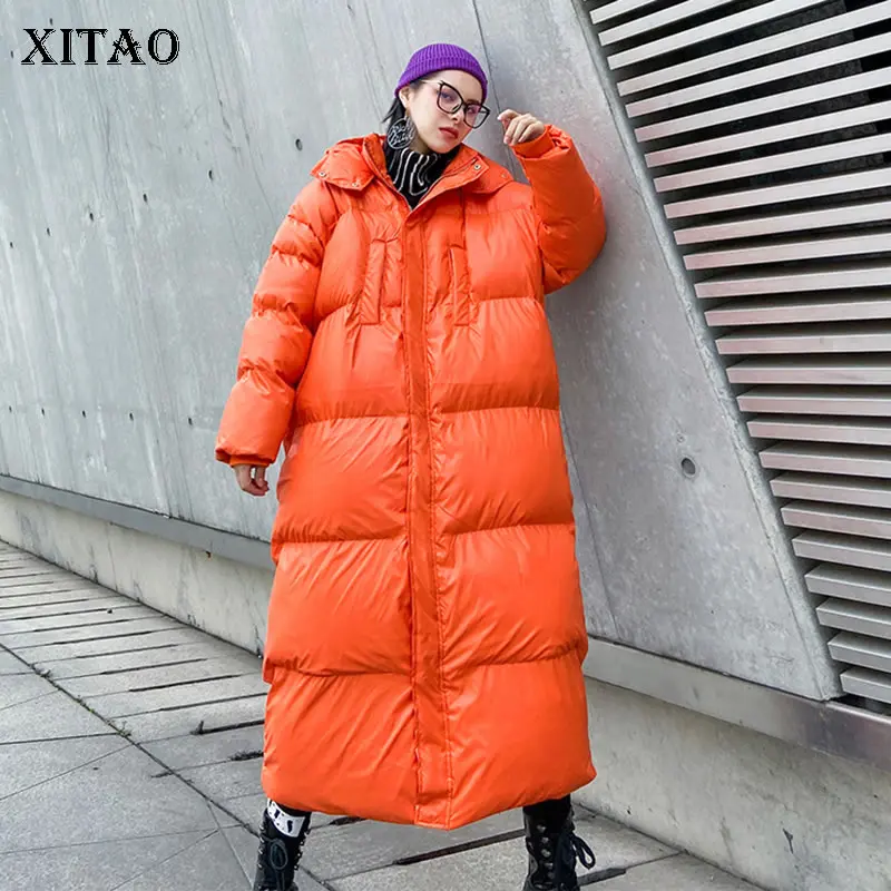 XITAO размера плюс свободные парки модные новые 2019 зимние с длинным рукавом