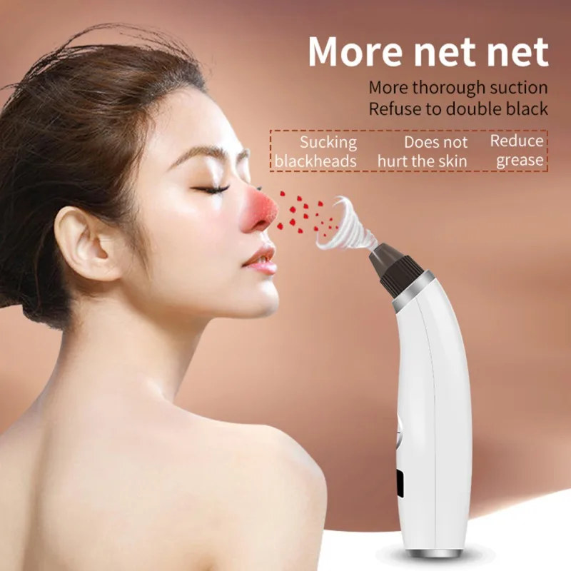 

Blackhead Remover Vacuum With Hot Compress Electric Pore Vacuum Cleaner Acne Extractor Tool H1
