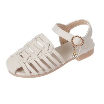 

Children'S Braid Shoes Little Girls Sandals 2020 New Summer Big Kids Student Shoes Princess Sandals 3 4 5 6 7 8 9 10 11 12 Years