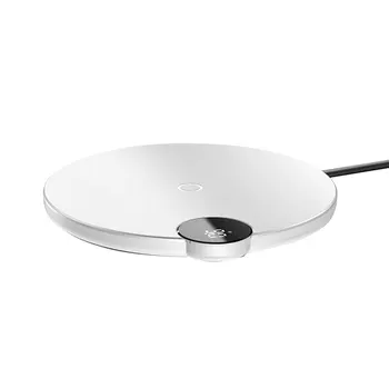 

Qi Wireless Charger for Samsung S10 Note 9 Charging Pad with LED Display for iPhone for XS Max 8 for Huawei P30