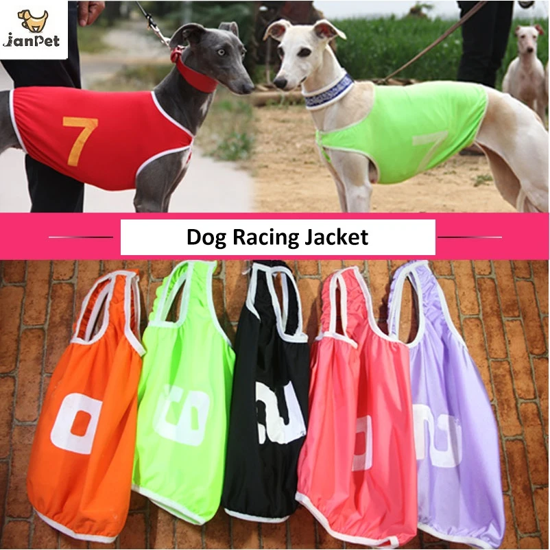 Summer Dog Vest Racing Jackets Coat Whippet Greyhound Suit Jersey