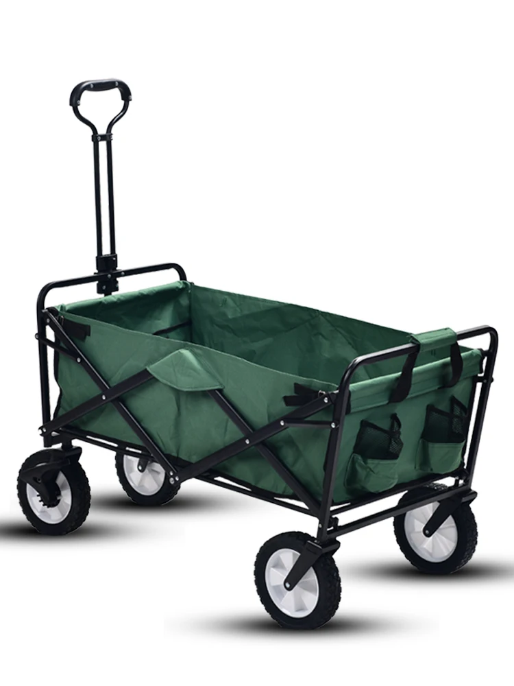  Folding Trolley Camping Outdoor Beach Fishing and Hauling Supermarket Children Portable Pull-rod Tr