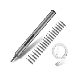 Chave de fenda elétrica kit sem fio de energia chave de fenda conjunto multi posicional usb recarregável ferramentas de precisão