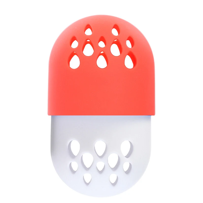 Soft Silicone Powder Puff Drying Holder Egg Stand Beauty Pad Makeup Sponge Display Rack Cosmetic Blender Sponge Case Puff Holder