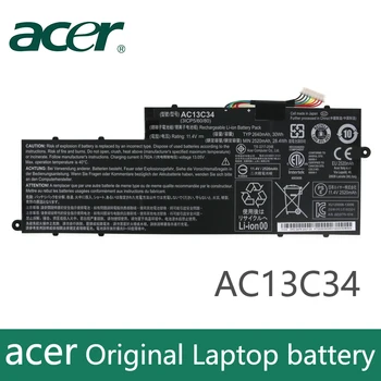 

Original Laptop battery For acer Aspire V5-122P V5-132 E3-111 E3-112 ES1-111M MS237 KT.00303.005 11.4V 2640mAh/30WH AC13C34