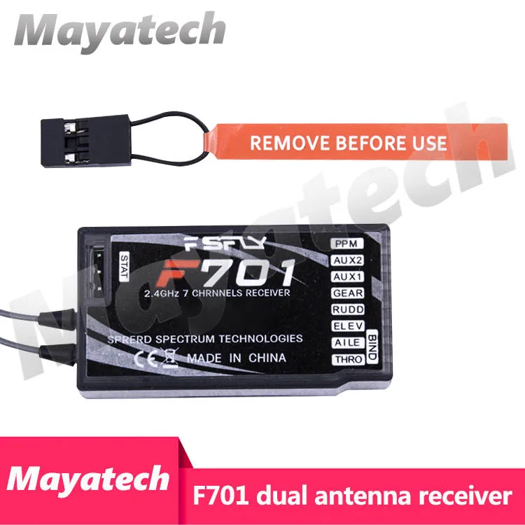 Ppm 2,4 GHz 7CH DSM× DSM2 Spread F701 приемник для JR Spektrum RC система дистанционного управления - Цвет: F701 receiver