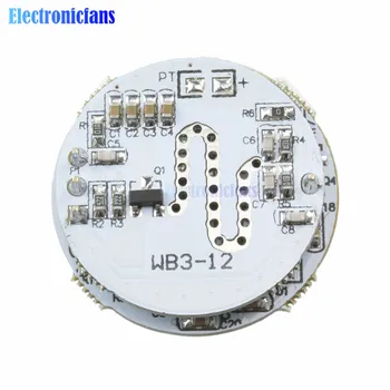 Led Del Radar di Sensoristica Modulo Sensore a Microonde Switch Module per 3-12W Lampada Sferica Forno a Microonde Antenna Ad Alta Frequenza mcu