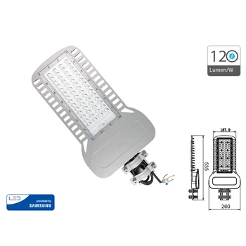 

V-TAC FE49100N Road Street Lamp Led 100W 4000K 120lm/W Street Lamp for Garden Street Villa IP65 SKU-960