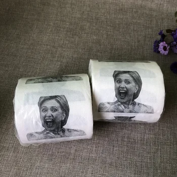 

2PCS Toilet Paper Hot Humor Bill Bathroom Kitchen Roll Novelty Gag Gift Funny Gag Gift In Stock Dropshipping