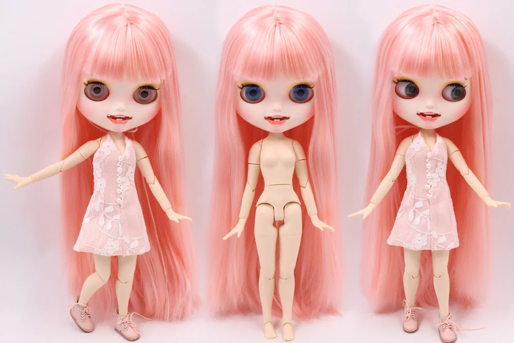 ICY Blyth кукла на заказ с руками Набор для тела Новая Улыбка Рот матовое лицо 1/6 игрушки BJD DIY модные куклы подарок для девочки специальное предложение