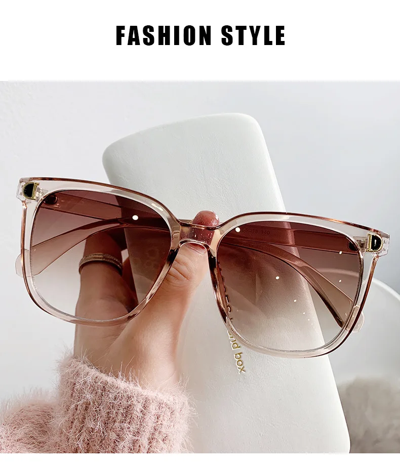 Imwete 2022 Fashion Oversized Sunglasses Women Men Square Sunglasses Luxury Brand Design Vintage Pink Green Eyewear Sexy Female big black sunglasses