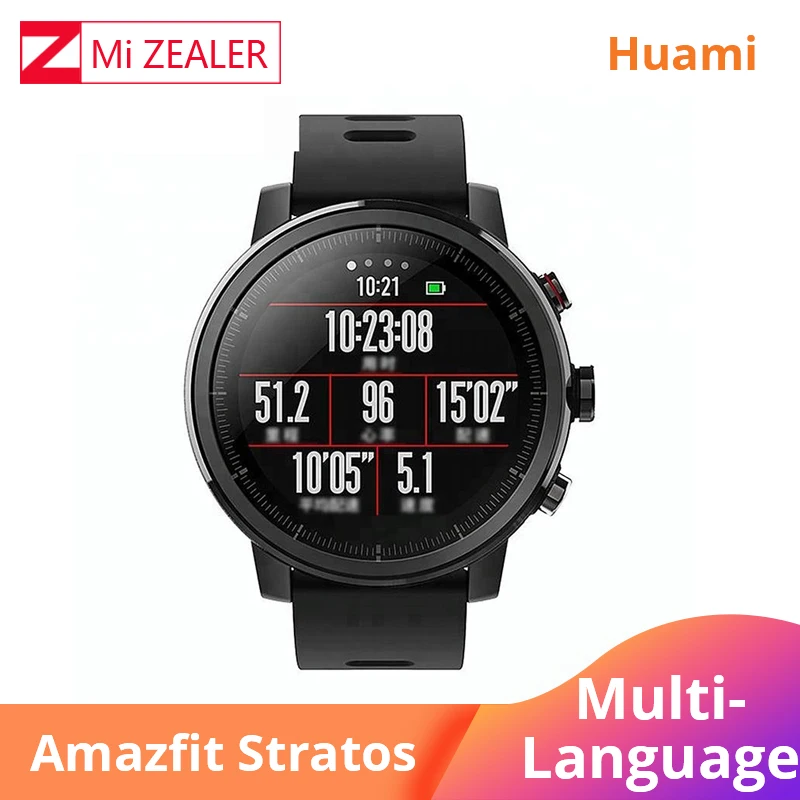 Xiaomi Huami Amazfit Stratos Pace 2 Смарт-часы для мужчин Bluetooth gps Счетчик калорий монитор сердца