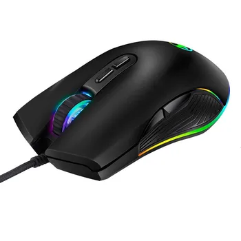 

USB Ergonomic Mice 4 Backlight Modes Up To 3200 DPI RGB Wired Gaming Mouse Computer Peripherals Wired Mice
