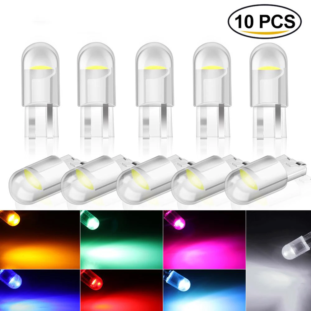 10PCS T10 W5W COB LED Car Wedge Parking Light for Audi Q3 Q5 SQ5 Q7 A1 A3 S3 A4 A6 A7 S6 S7 S4 RS4 A5 S5 | Автомобили и мотоциклы