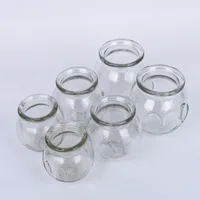6PCS Glass Cupping Therapy Fire Cup Vacuum Cupping Therapy Device Cupping Cups Massage Fire Cupping 1