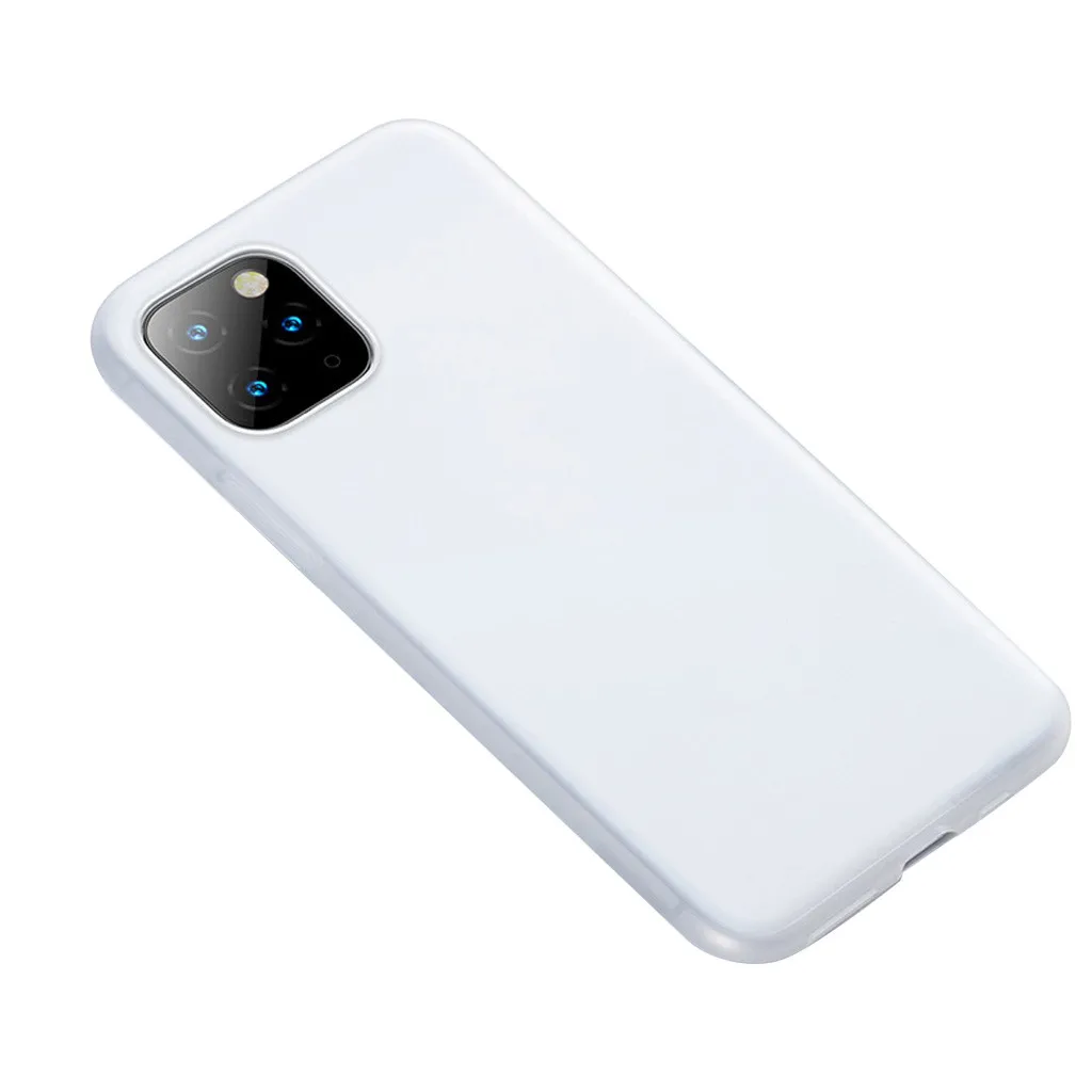 Тонкий 0,3 мм силиконовый чехол для iPhone 11 чехол для iPhone 11 Pro 11 Pro Max Ультра Матовый Прозрачный чехол защитный чехол 19Sep