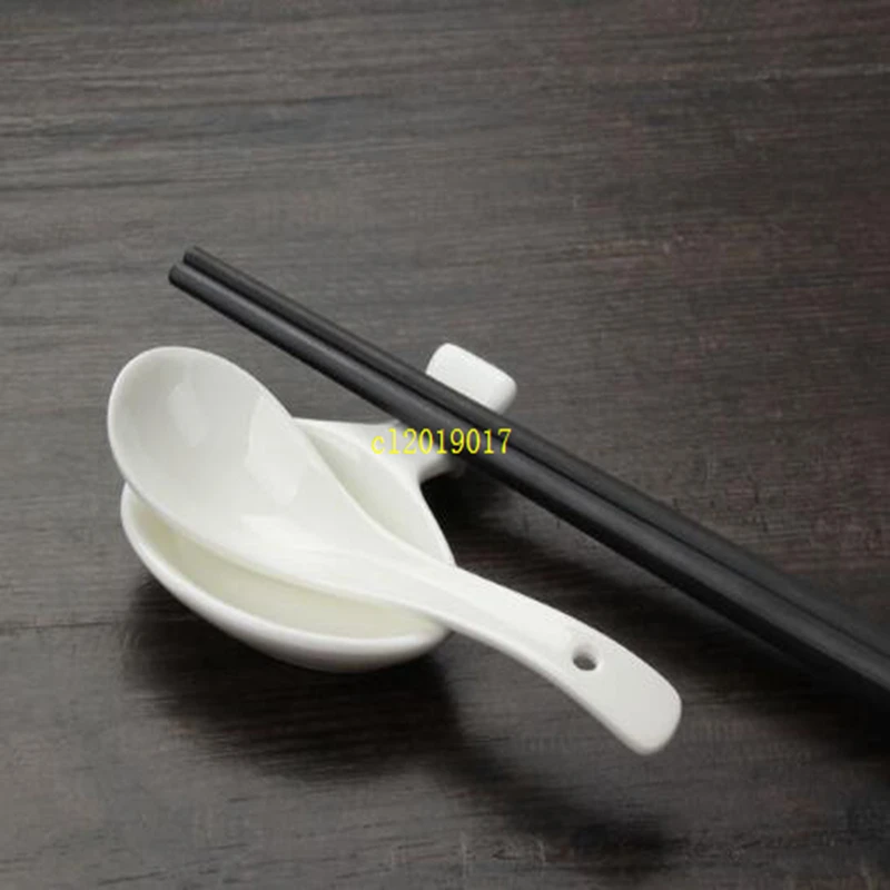Креативная белая керамическая палочка для еды, держатель ложки, блюдо для соуса