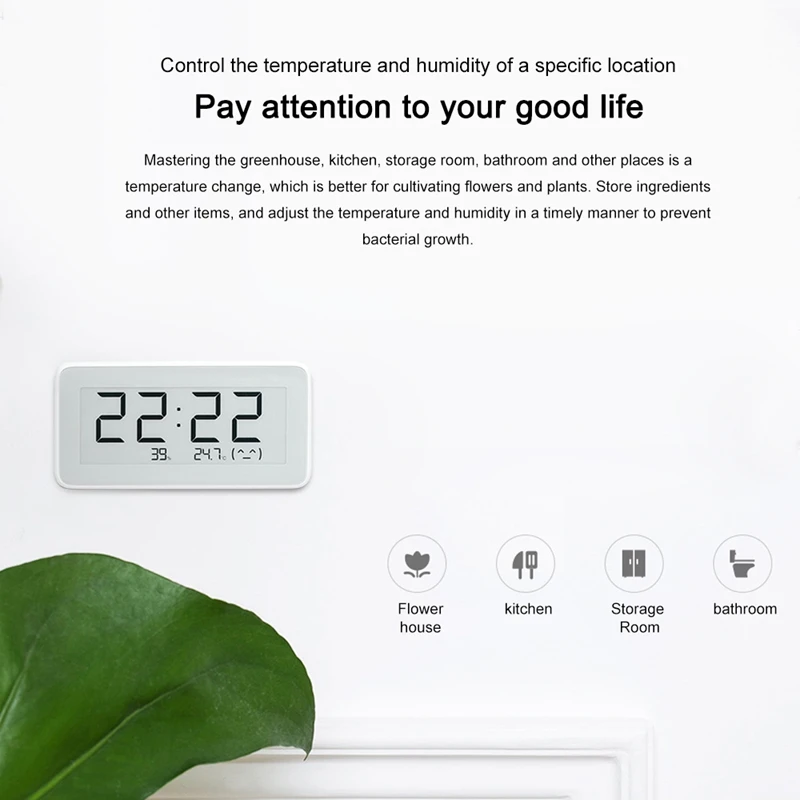 Новинка, Xiaomi Mijia, гигрометр, термометр, Pro, беспроводные, умные, электрические, цифровые часы, для помещений и улицы, ЖК-дисплей, измеритель температуры