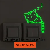 Животное Единорог чехол с обезьянками мультфильм декор комнаты 3D Силиконовый настенный выключатель светильник светящаяся милая собака Настенная Наклейка на розетку